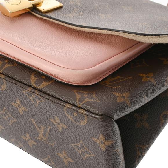 Louis Vuitton Monogram Marignan Rose Pink Poudre 2way Handbag - Picture 6 of 11